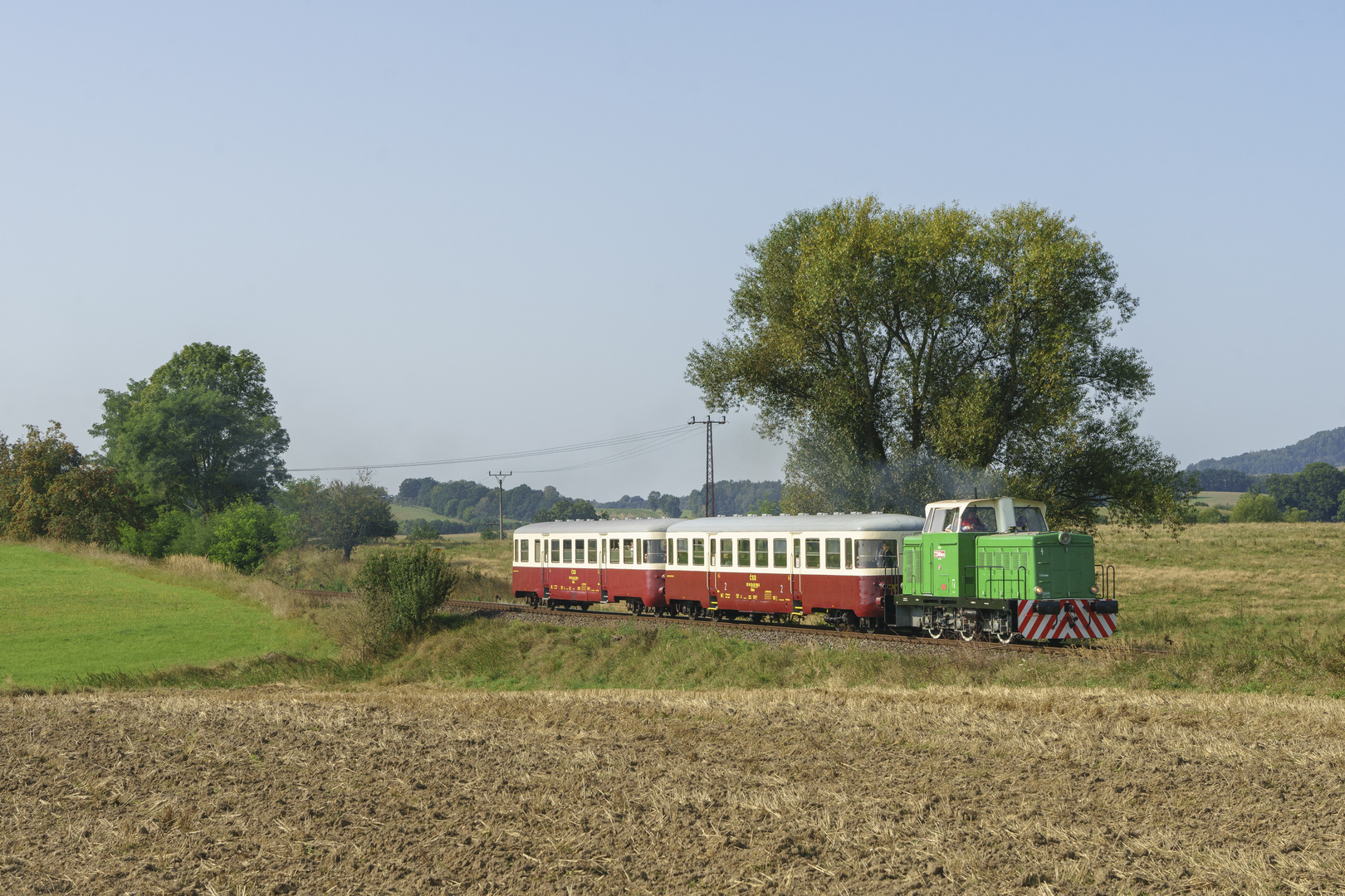 T 334 866 mit Sonderzug in CZ