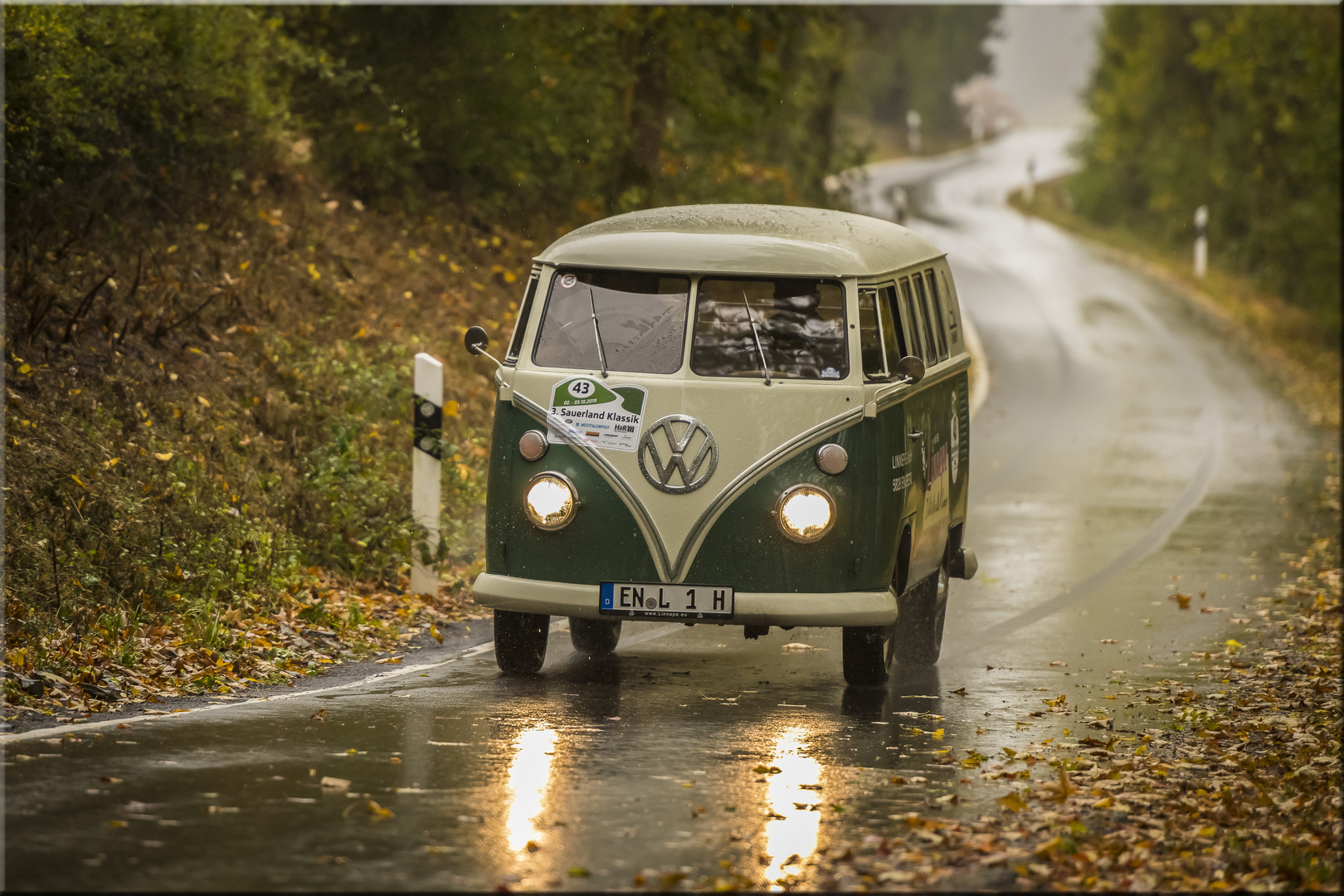 T1 in the autumn rain