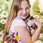 Tabea beim Osterfotoshooting 2014