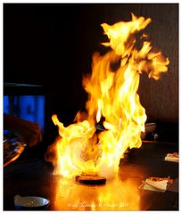 Table cooking - flambieren...