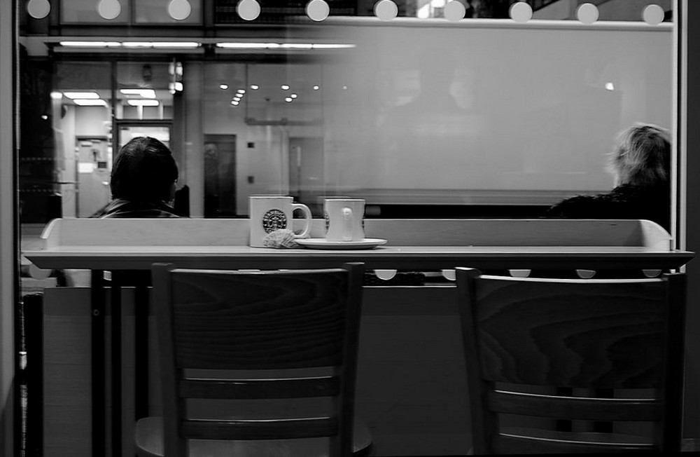 table in a bar.London