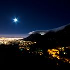 Table Mountain at night