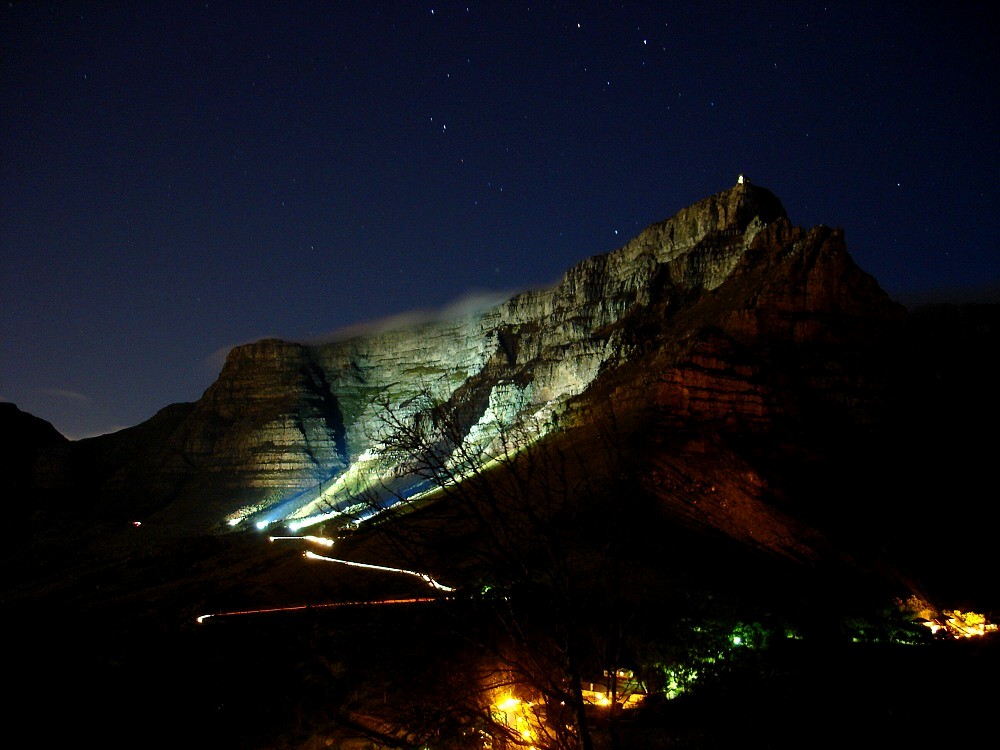 Table Mountain by Night