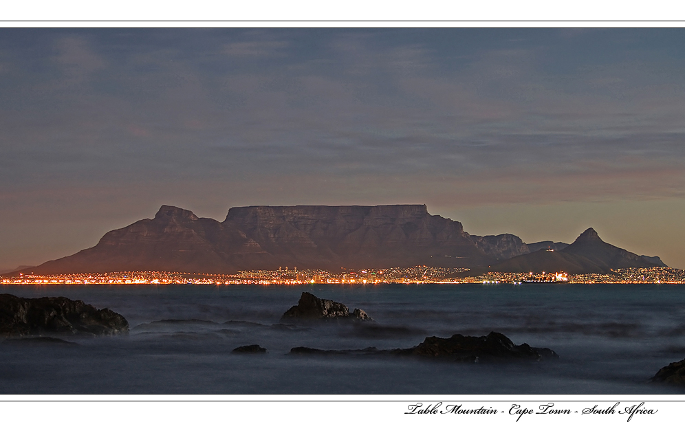 Table Mountain@night