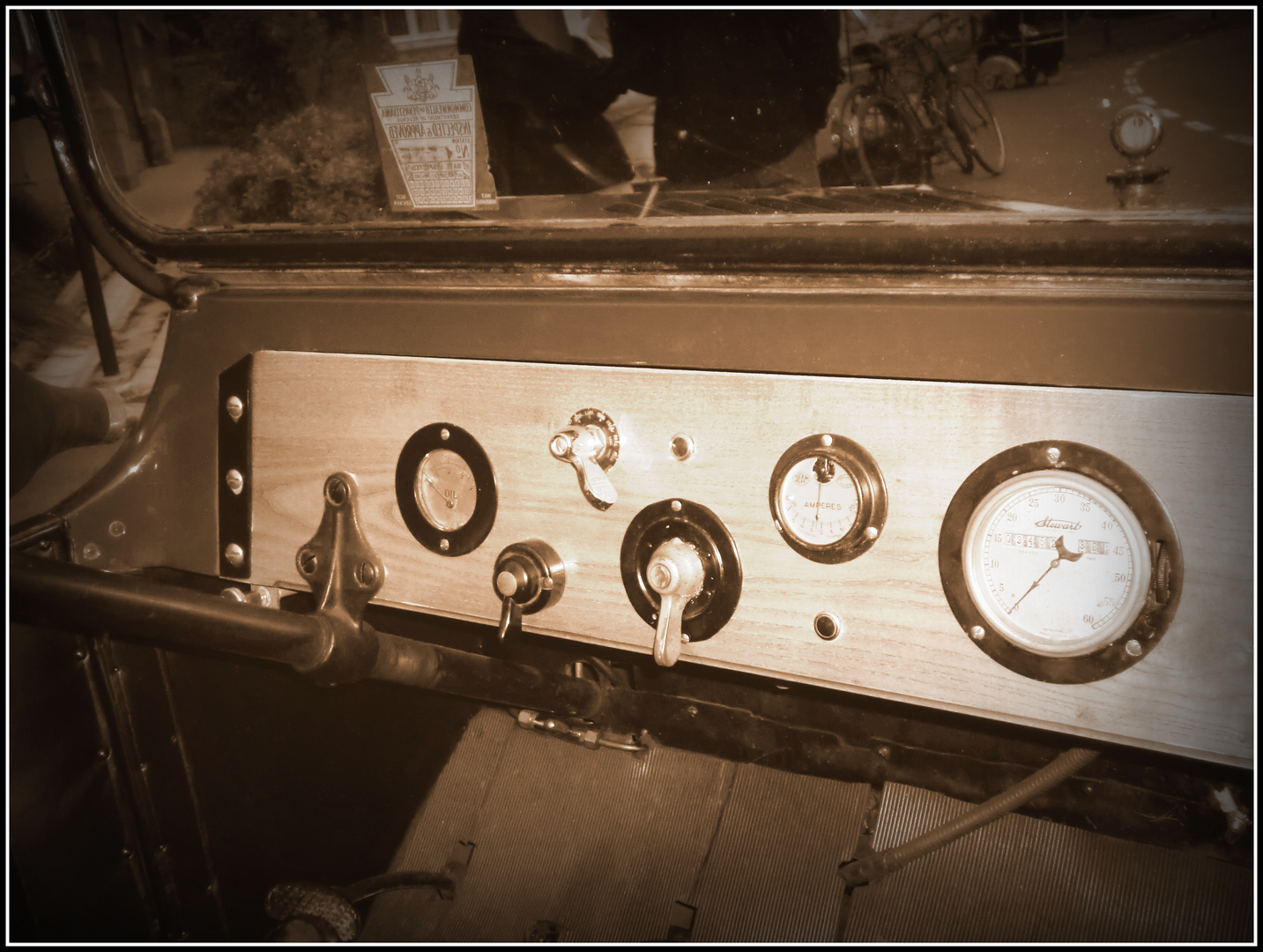 Tableau de bord vintage fin XIX /début XXème s