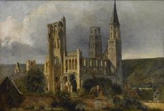 Tableau de l'abbaye de Jumièges 