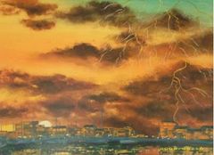 Tableau : Orage sur Argelès