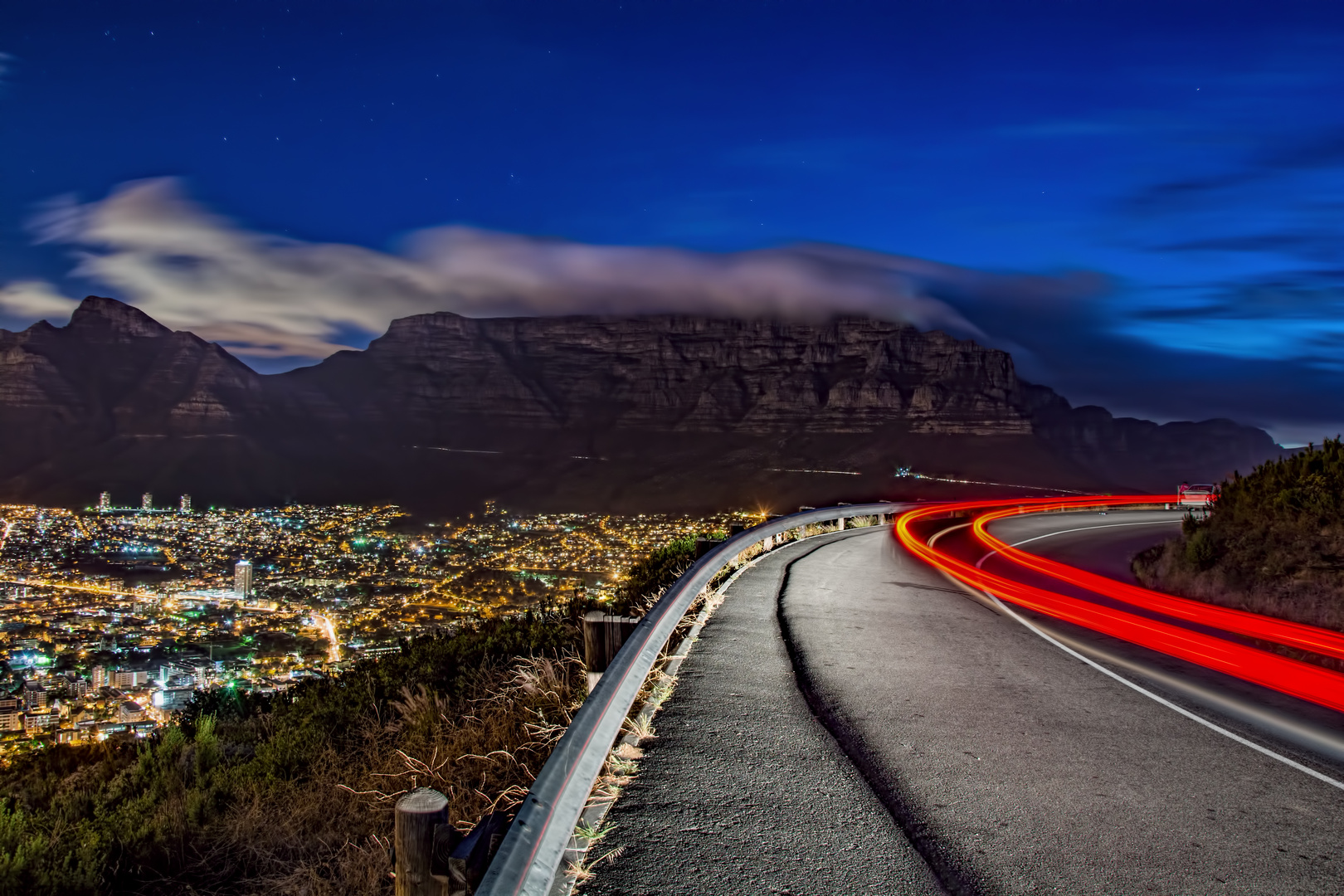 Tablemountain by night