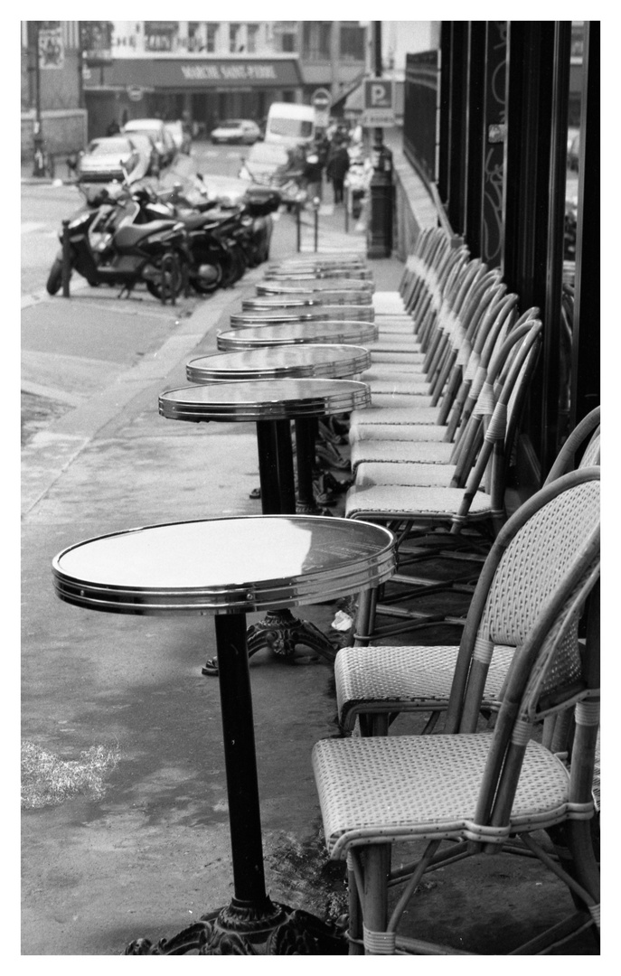 tables de bistrot