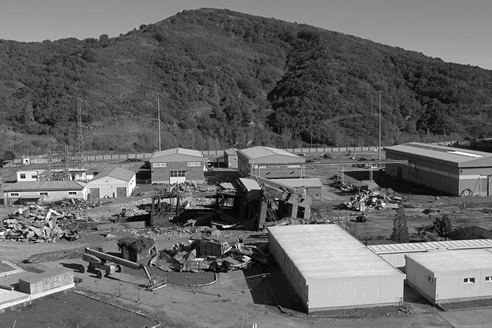 Tabliza Colliery demolition; Castilla y León