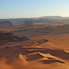 Tadrart - Dünen von Tin Marzouga - Sunnenuntergang