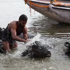 tägliches Bad im Ganges