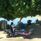 Tägliches Leben am Fluss Nile