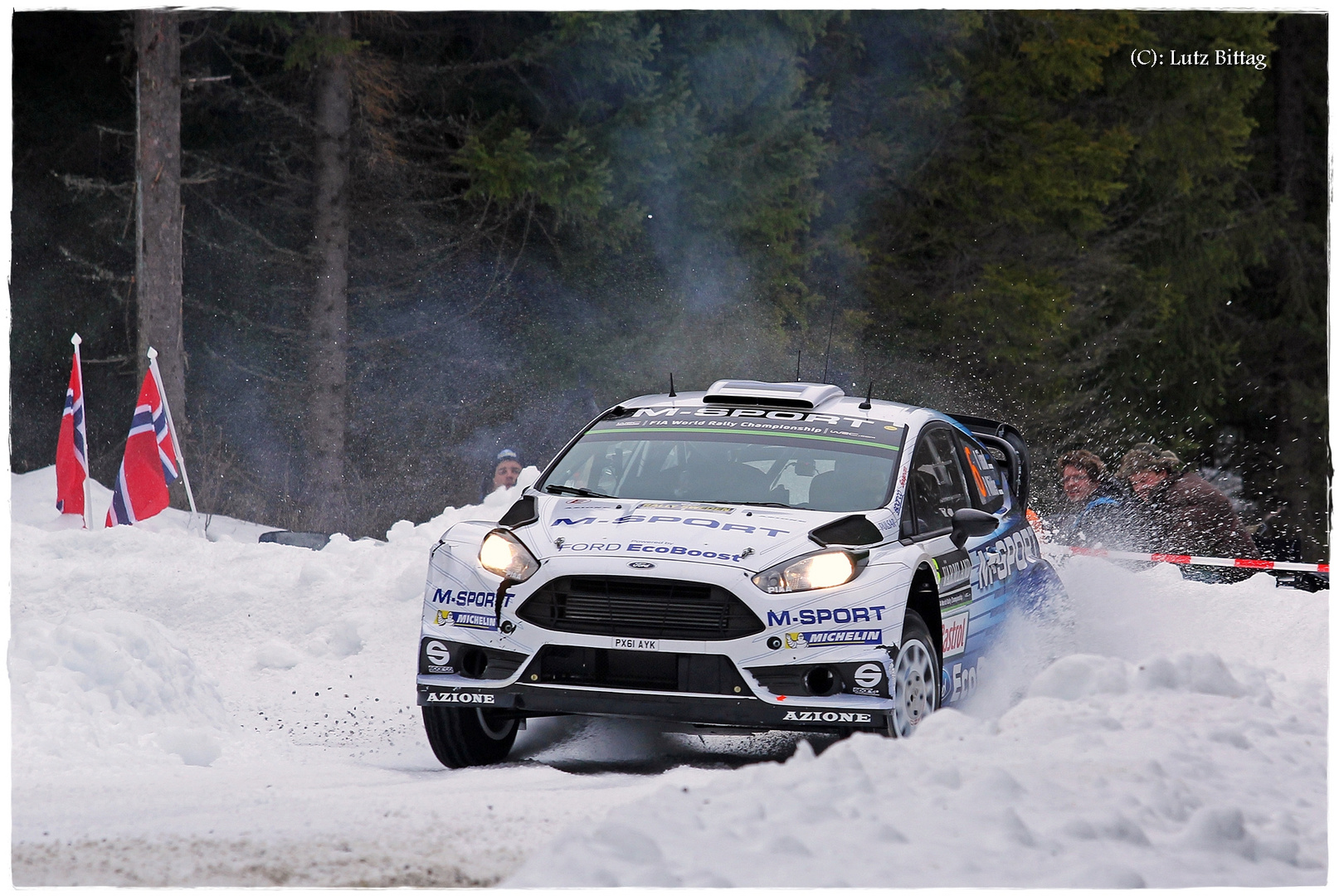 Tänak im Schnee