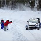 Tänak im Schneedrift