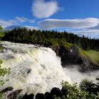 Tännforsen Wasserfall in Schweden