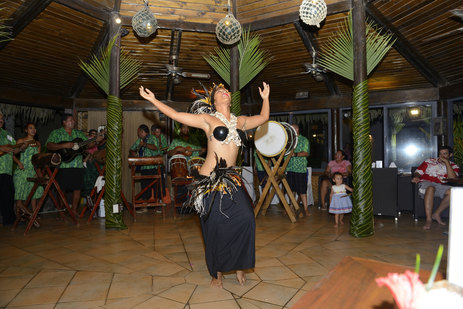 Tänzerin auf Rarotonga