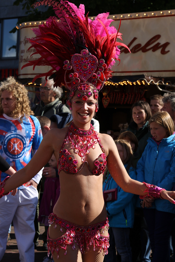 Tänzerin in der Parade