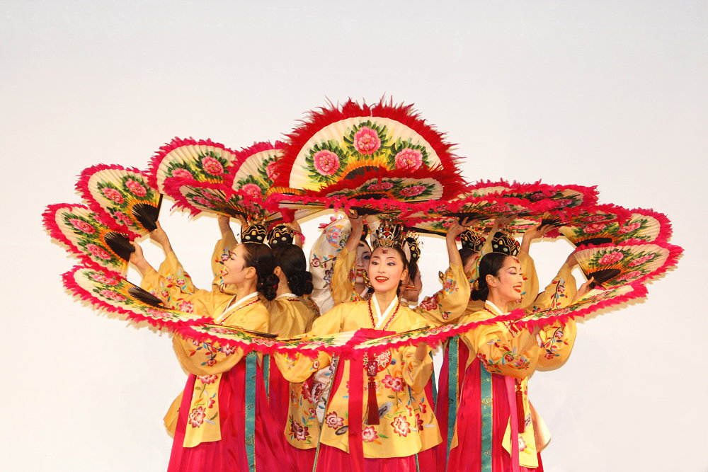 Tänzerinnen auf Jeju-do, Südkorea