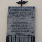 Tafel an der evangelischen Kirche am Marktplatz von Sztum