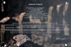 Tafel Jüdischer Friedhof Berkach