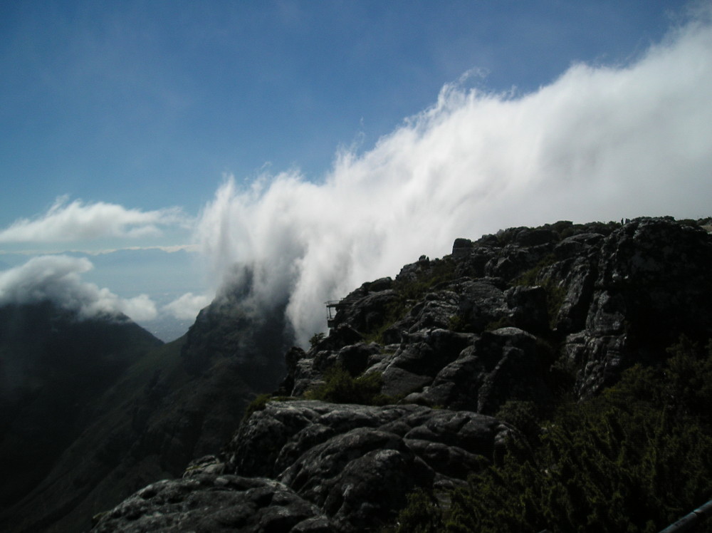 Tafelberg bei Morgennebel