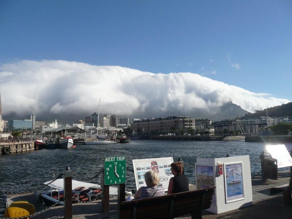 Tafelberg in Wolken