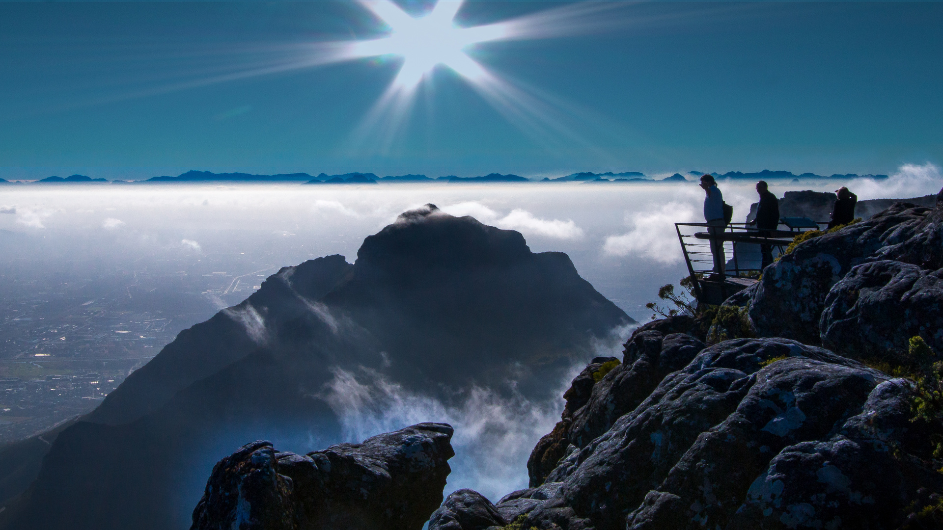 Tafelberg, Kapstadt Foto & Bild | world, wolken, licht ...