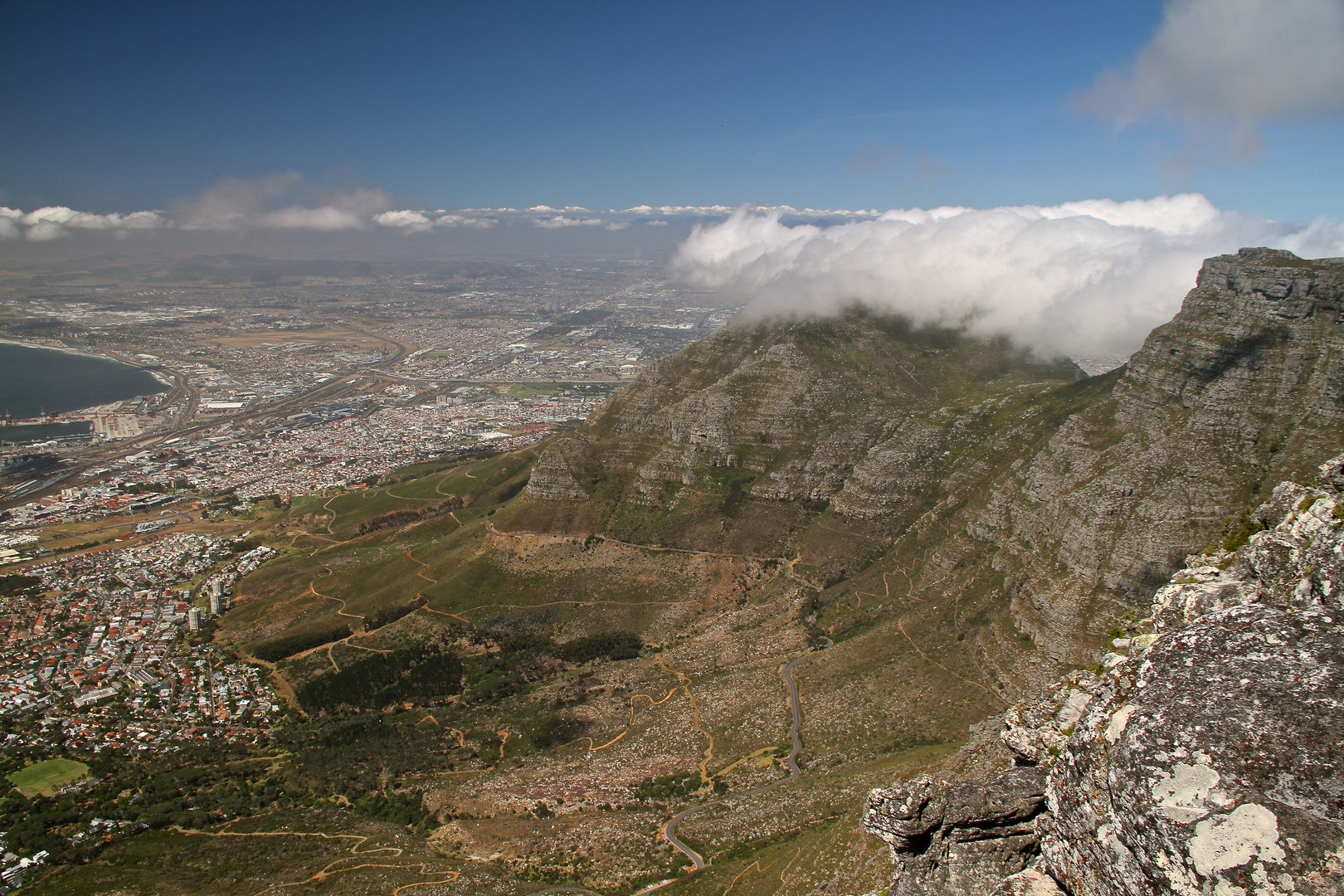 Tafelberg mit Tischdecke