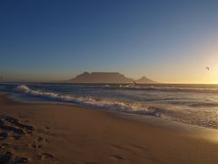 Tafelberg von Dolphin Beach aus gesehen