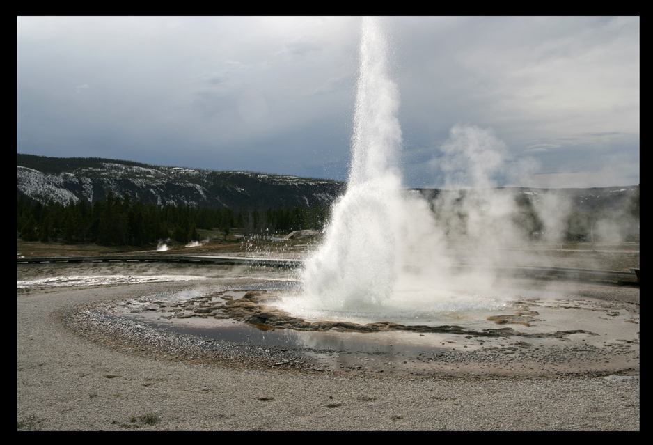 Tag 11: Unterwegs im Yellowstone N.P. Old Faithful Areal..