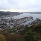 Tag 12: Bergen, Aussicht vom Berg Fløyen