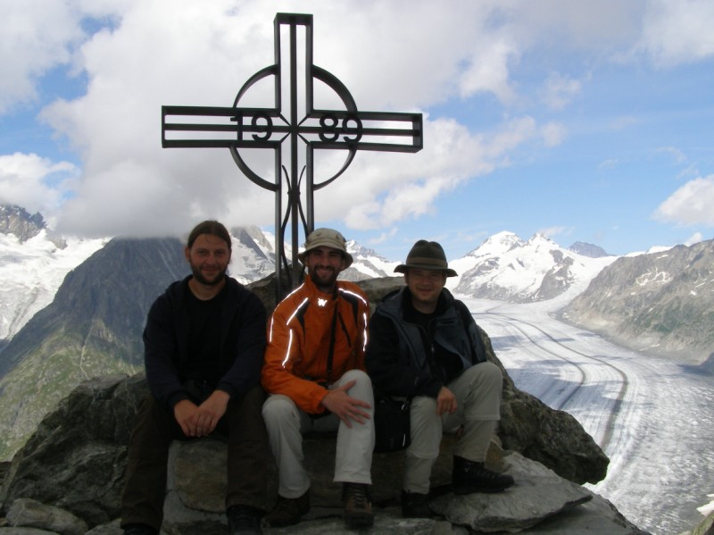 Tag 14: Am Gipfelkreuz des Eggishorns