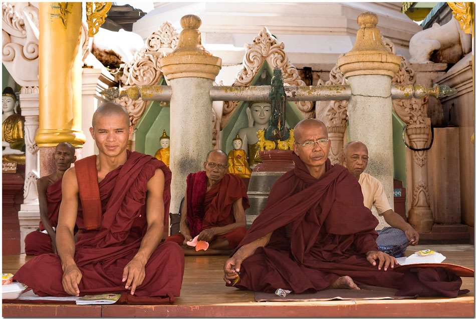 Tag 14, Zweiter Besuch der Shwedagon-Pagode in Yangon am Morgen vor der Heimreise #12