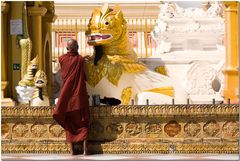 Tag 14, Zweiter Besuch der Shwedagon-Pagode in Yangon am Morgen vor der Heimreise #13