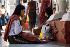 Tag 14, Zweiter Besuch der Shwedagon-Pagode in Yangon am Morgen vor der Heimreise #15