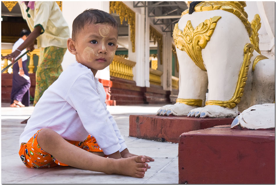 Tag 14, Zweiter Besuch der Shwedagon-Pagode in Yangon am Morgen vor der Heimreise #17