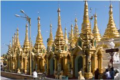 Tag 14, Zweiter Besuch der Shwedagon-Pagode in Yangon am Morgen vor der Heimreise #5