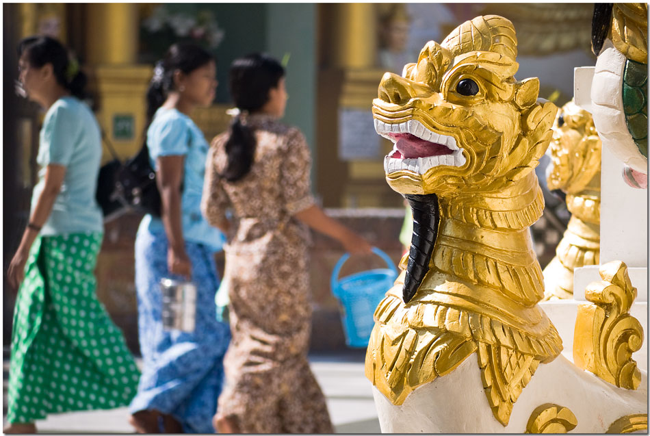 Tag 14, Zweiter Besuch der Shwedagon-Pagode in Yangon am Morgen vor der Heimreise #6