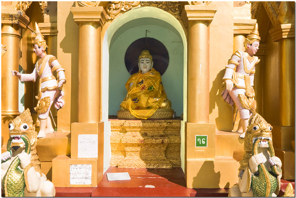 Tag 14, Zweiter Besuch der Shwedagon-Pagode in Yangon am Morgen vor der Heimreise #8