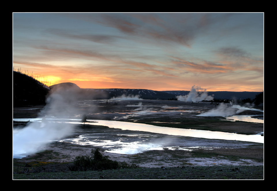 Tag 4-8: Auf dem Weg zum Yellowstone "Geysir's Sunset"