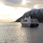 Tag 7: die MS Richard With verlässt den Hafen von Honningsvåg