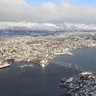 Tag 8: Blick auf Tromsø, die MS Maud und MS Otto Sverdrup liegen im Hafen