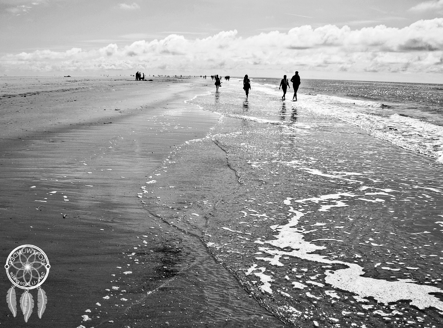 Tag am Meer Foto & Bild landschaft, meer & strand, black&white Bilder