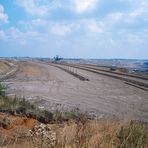 Tagebau bei Bitterfeld 1990