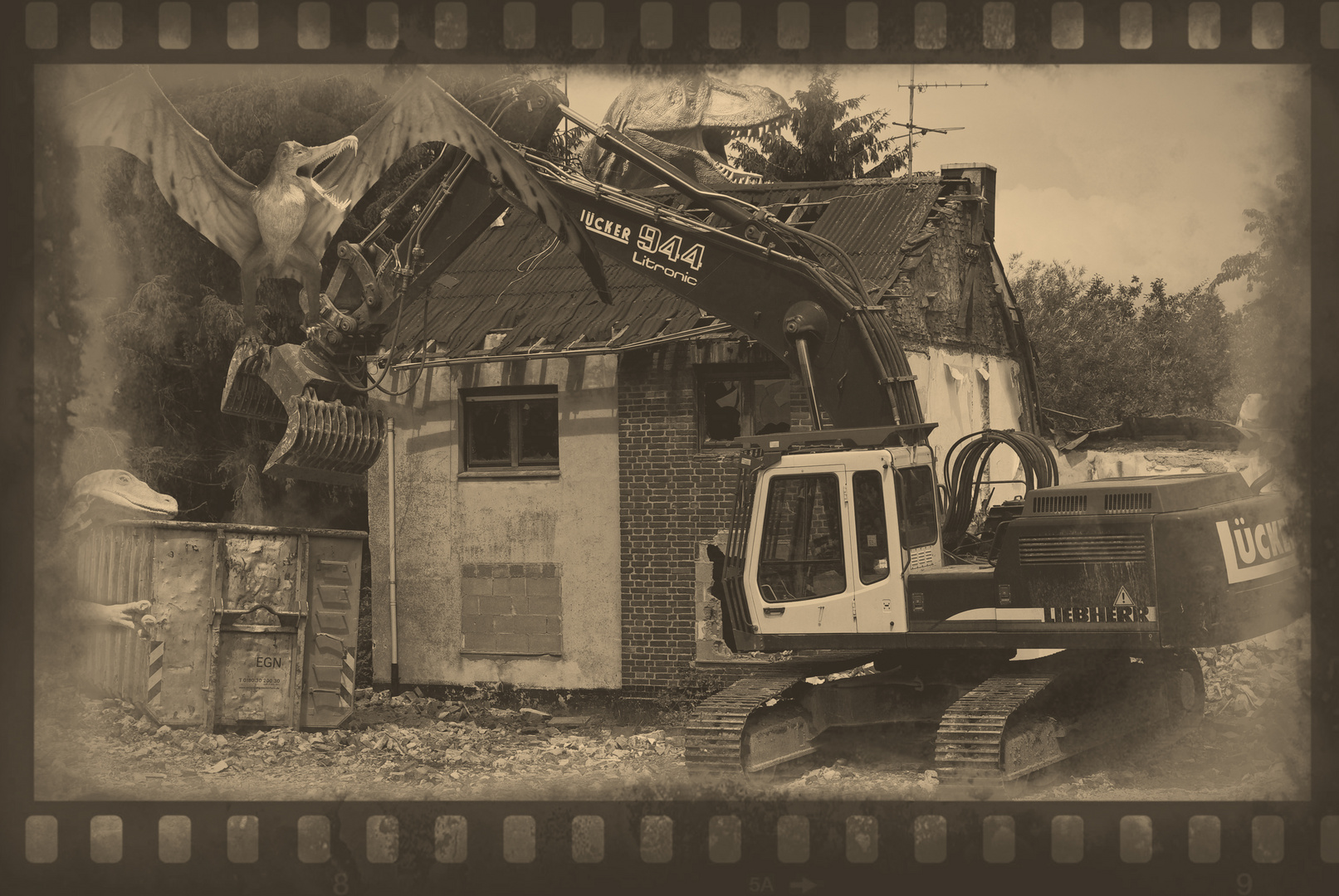 Tagebau Garzweiler 2 - die Abrissunternehmen rücken an