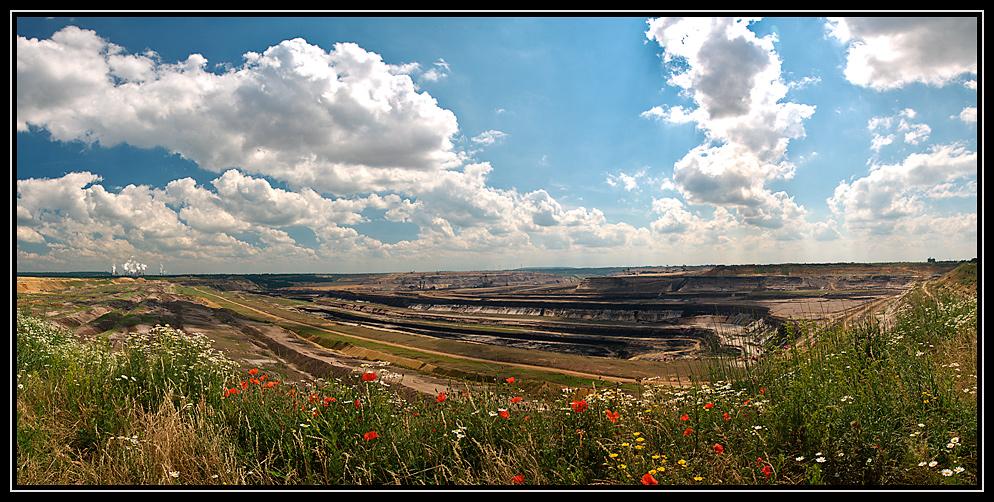 Tagebau-Panorama