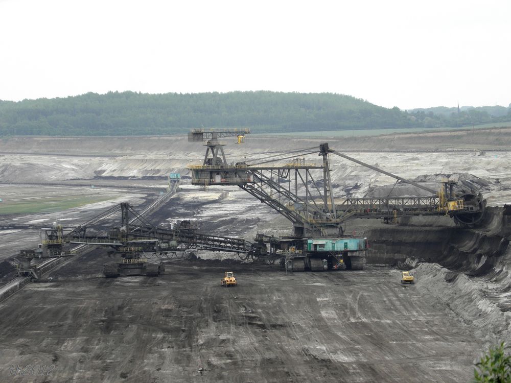 Tagebau Profen Bagger 1511 Foto & Bild | industrie und technik, bergbau