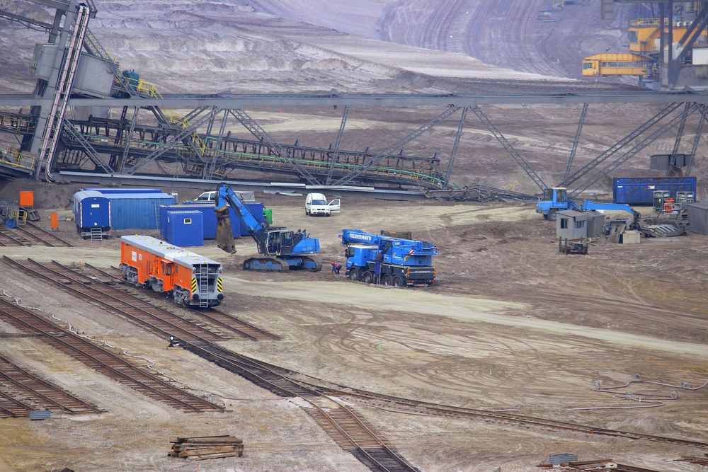Tagebau WelzowSüd Foto & Bild industrie und technik, bergbau
