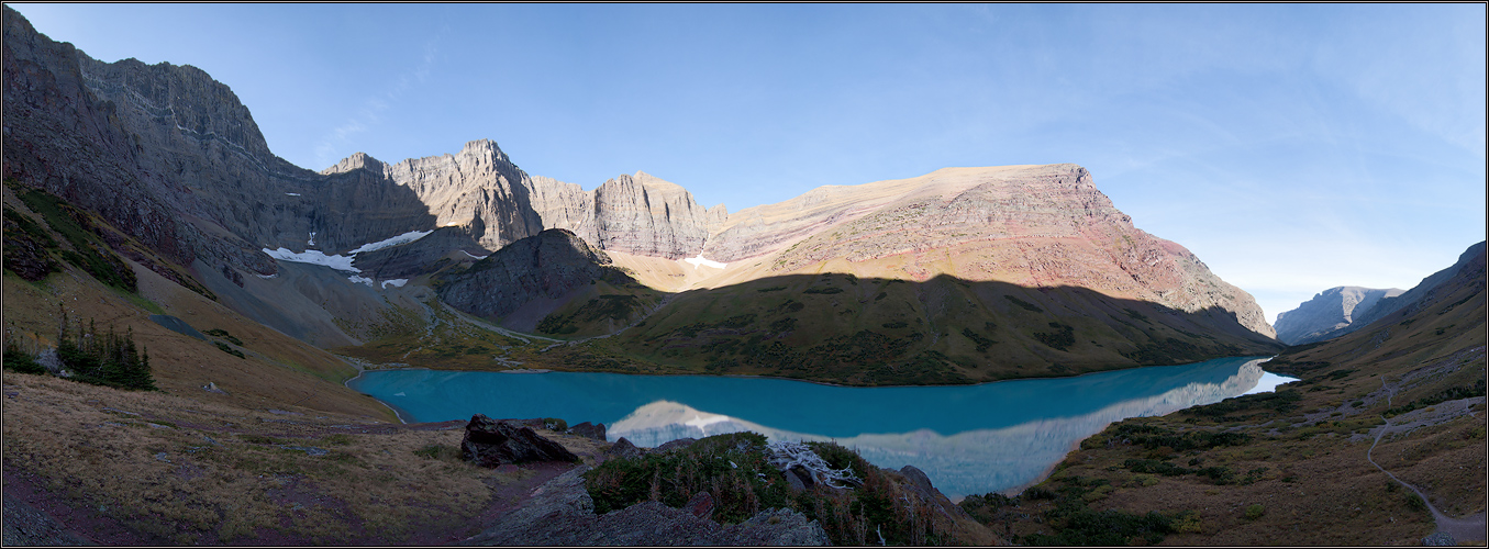 Tagesanbruch am Cracker Lake